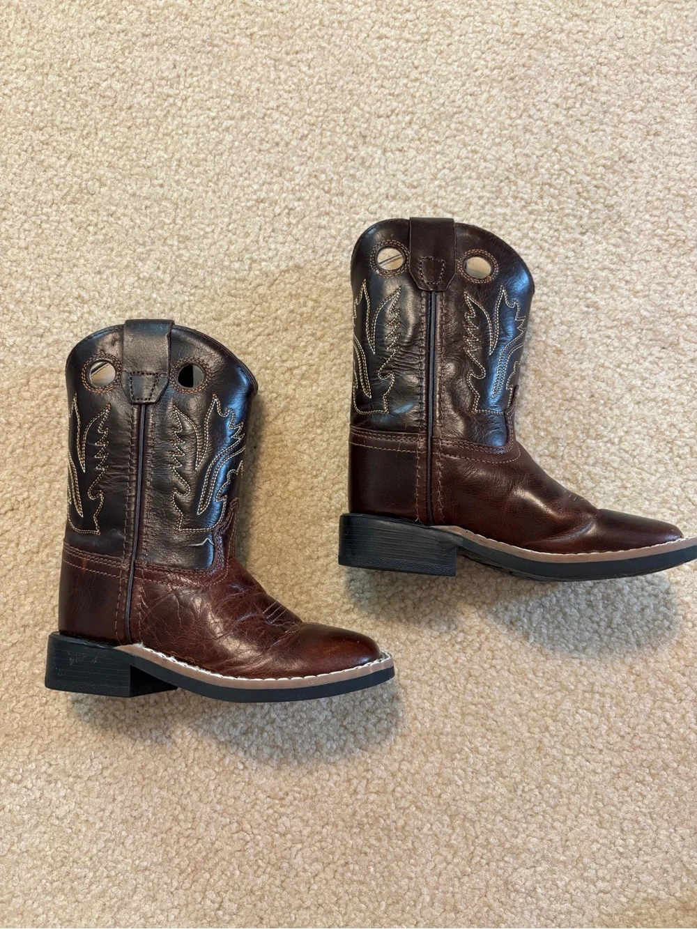 Old West Toddler Western Cowboy Boots Size 7.5